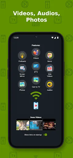 Screenshot di Cast to TV+ Chromecast Roku TV