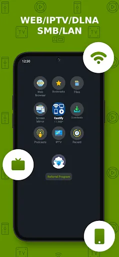 Screenshot di Cast to TV+ Chromecast Roku TV