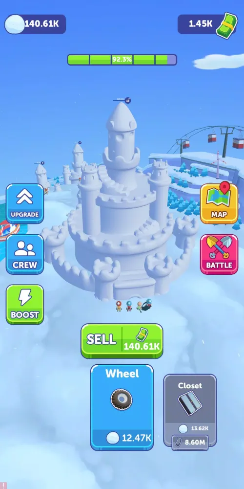 Snow Castle: Idle Clicker Screenshots