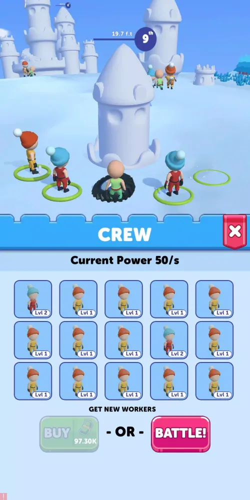 Snow Castle: Idle Clicker Screenshots