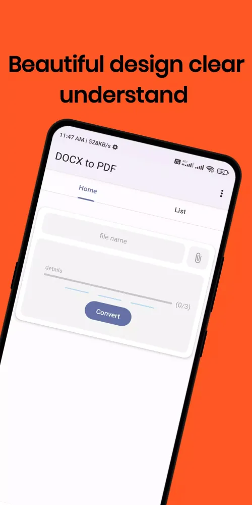 Docx to PDF Converter Screenshots