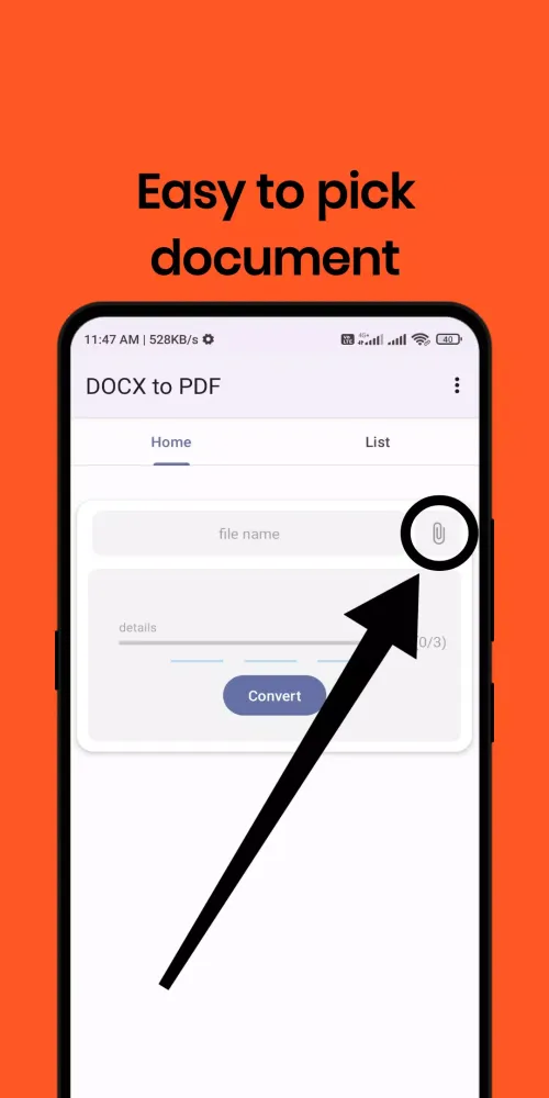 Docx to PDF Converter Screenshots
