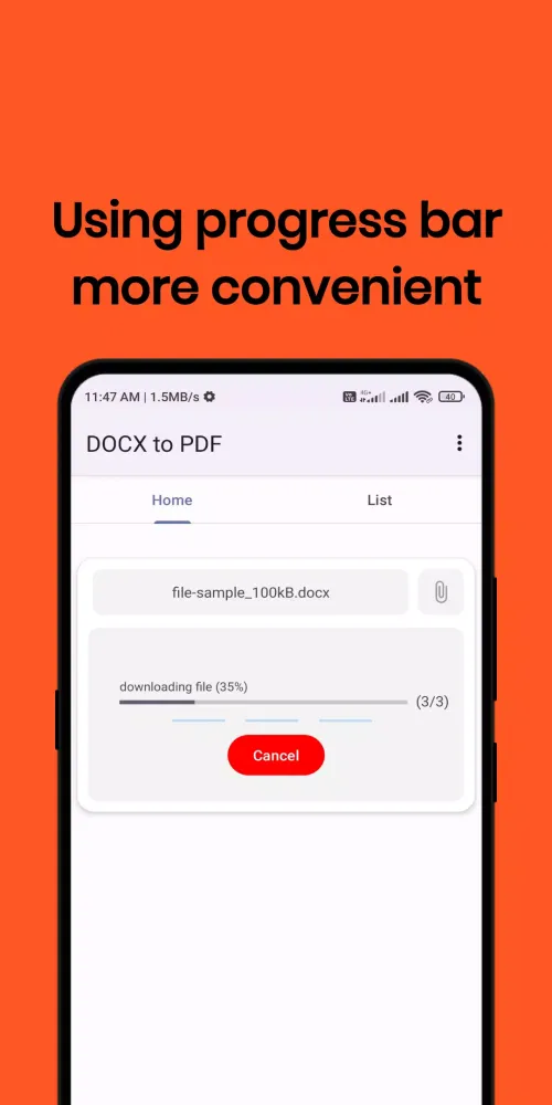 Docx to PDF Converter Screenshots