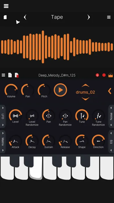 Captures d'écran de Granula Synth