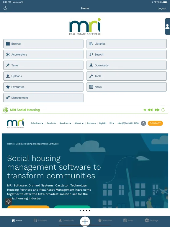 صور MRI Agile Mobile iPad