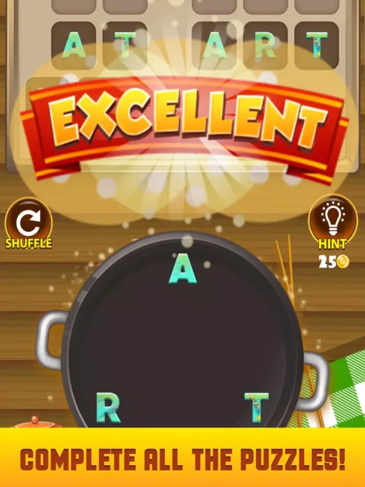 Captures d'écran de Word Chef Puzzle iPad 