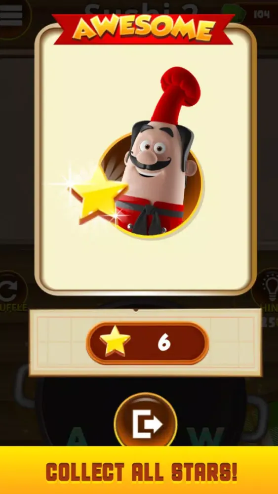 Captures d'écran de Word Chef Puzzle