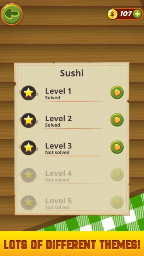 Captures d'écran de Word Chef Puzzle