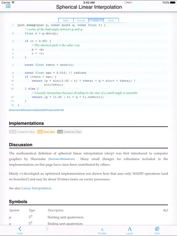 Screenshot di The Graphics Codex iPad