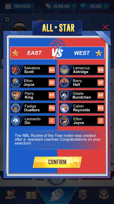 Capturas de tela do Basketball Star Rising