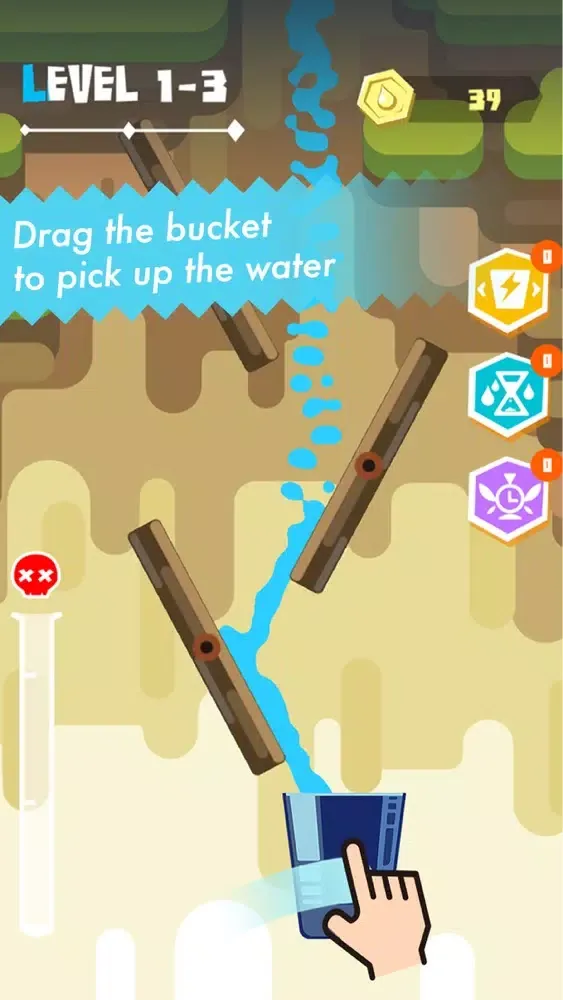 Tangkapan layar Drip Drop Game