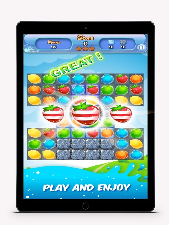 Capturas de tela do Fruit Burst 2017 iPad 