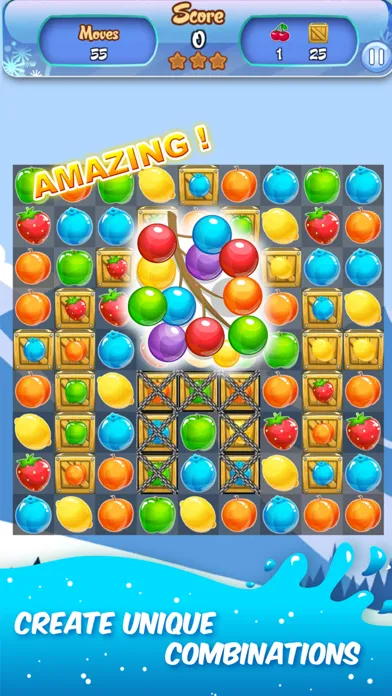 Capturas de tela do Fruit Burst 2017