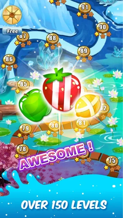 Capturas de tela do Fruit Burst 2017
