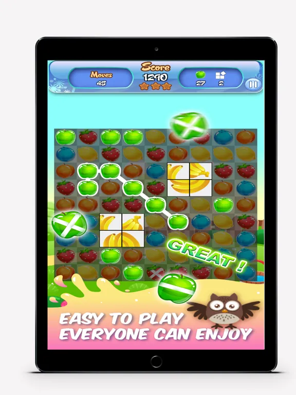 Zrzuty ekranu Fruit Match 2017 iPad 