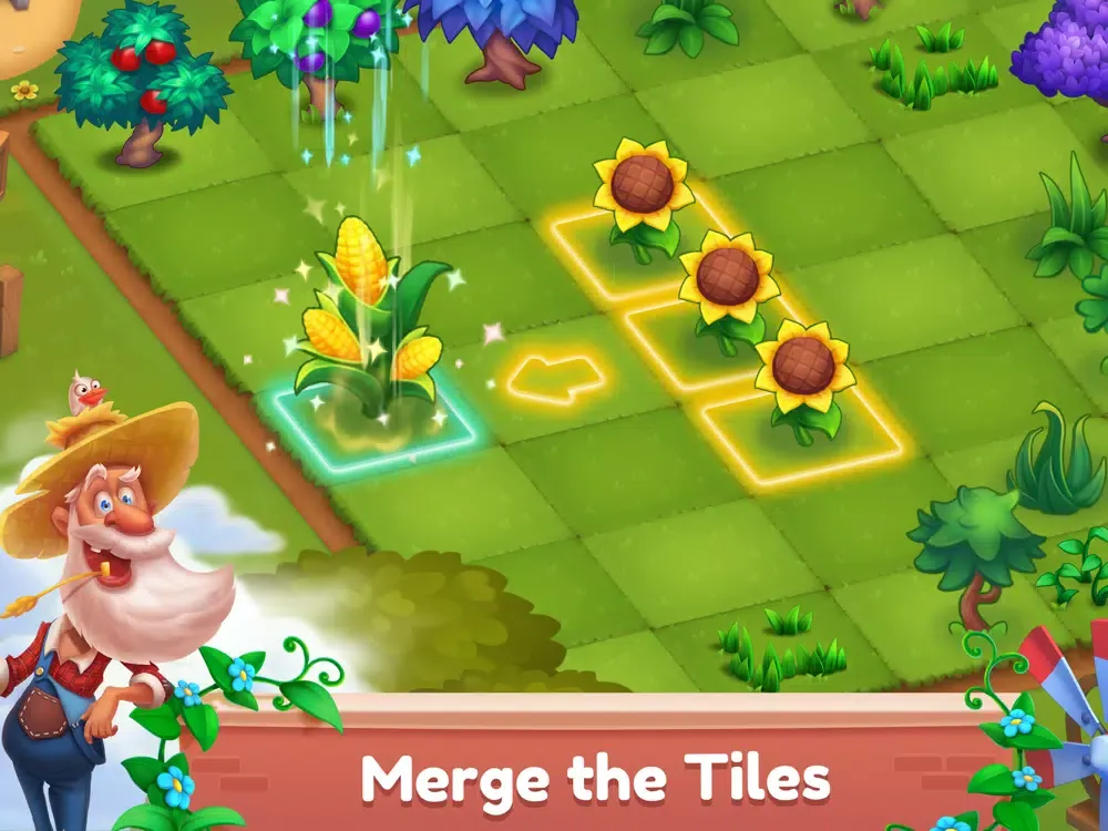 Screenshot di Merge Day – Magic Farm Game iPad 
