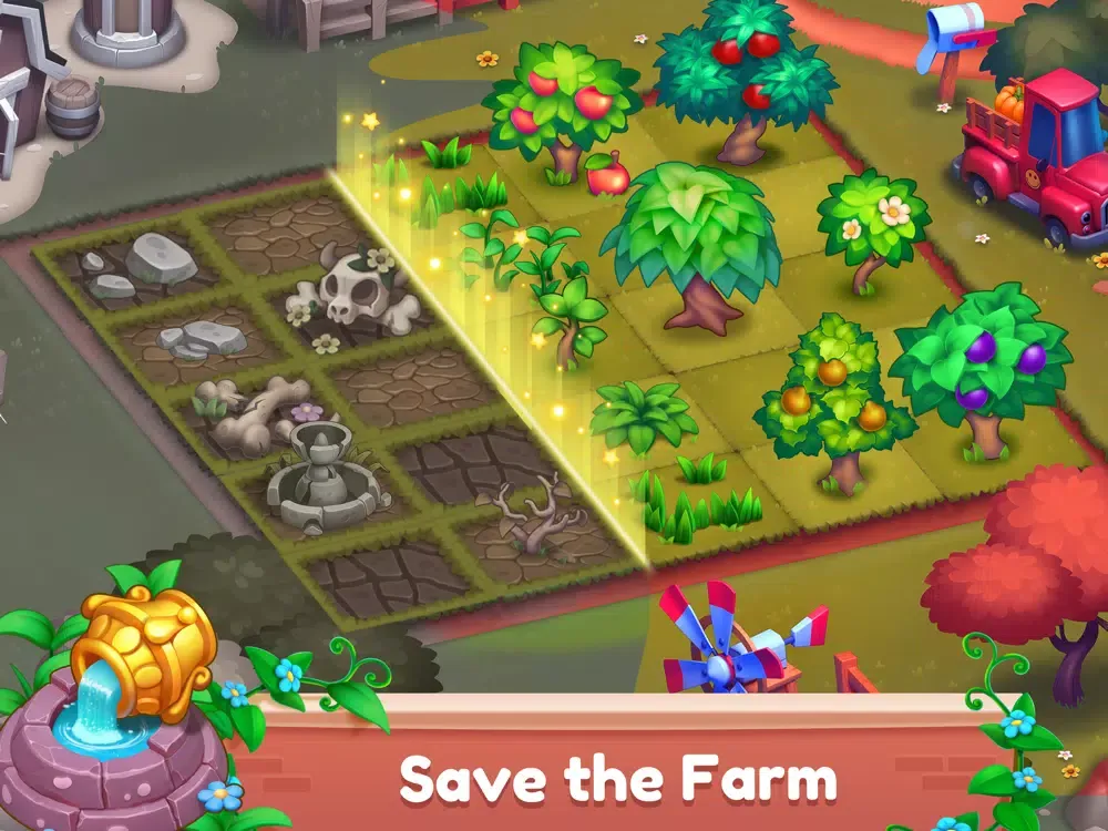 Screenshot di Merge Day – Magic Farm Game iPad 