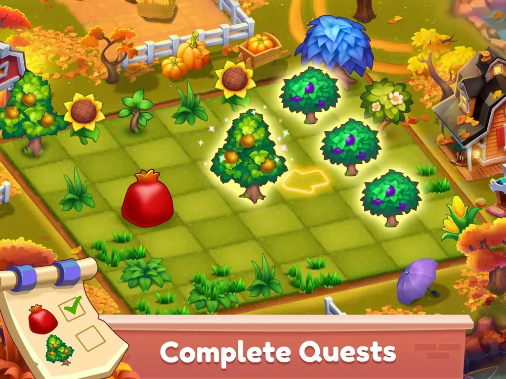 Screenshot di Merge Day – Magic Farm Game iPad 