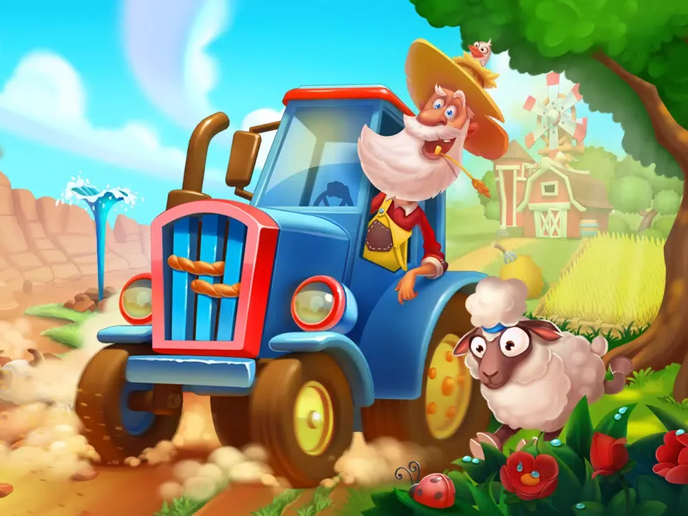 Screenshot di Merge Day – Magic Farm Game iPad 