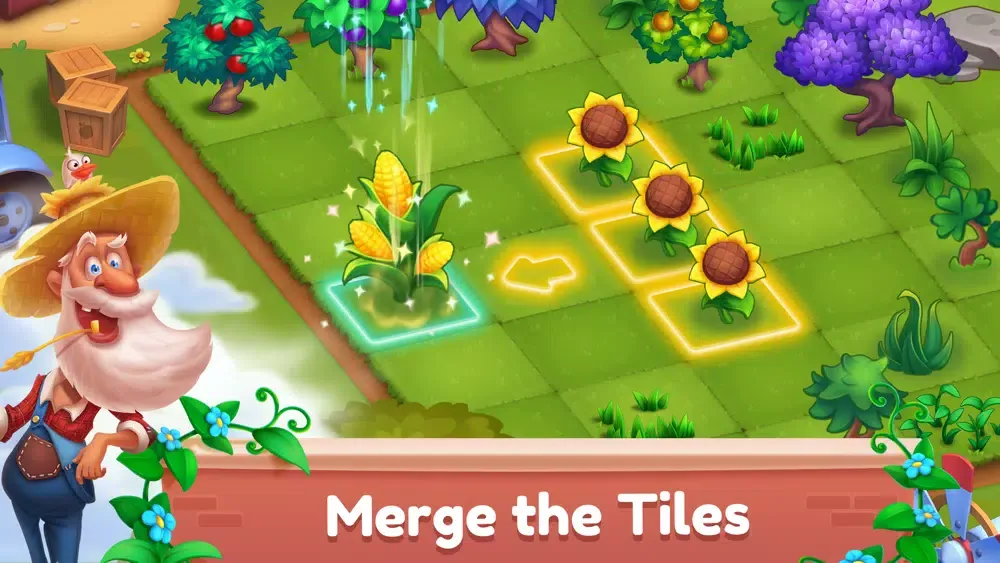 Screenshot di Merge Day – Magic Farm Game