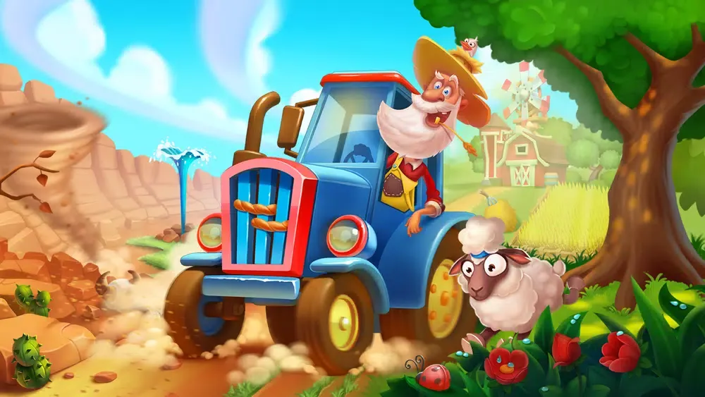 Screenshot di Merge Day – Magic Farm Game