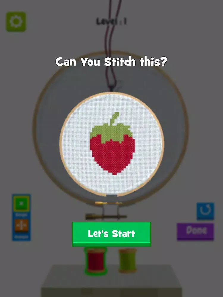 Capturas de tela do Stitch Inc. iPad 