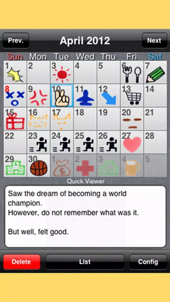 Capturas de pantalla de Simple Dream Diary