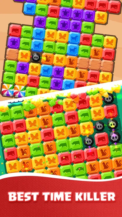 Pop Block: Match The Animals スクリーンショット