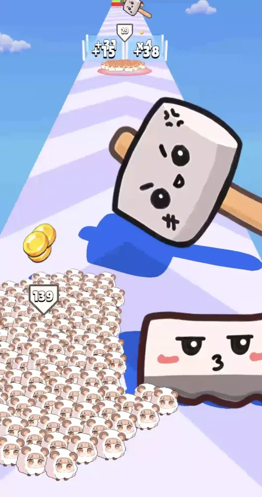Tangkapan layar Chibi Card Run2