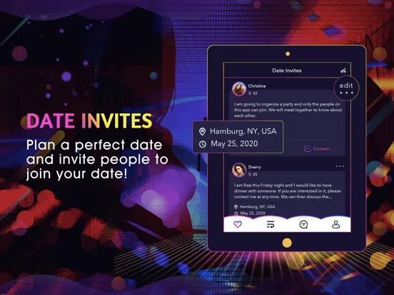 NSA Fling: Adult Hookup Dating iPad  Screenshots