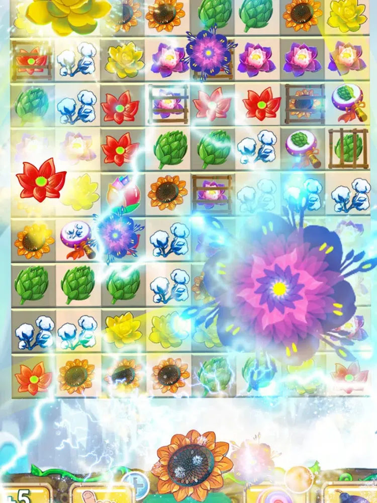 Скриншоты Blossom Flower: Blast Match 3 iPad 