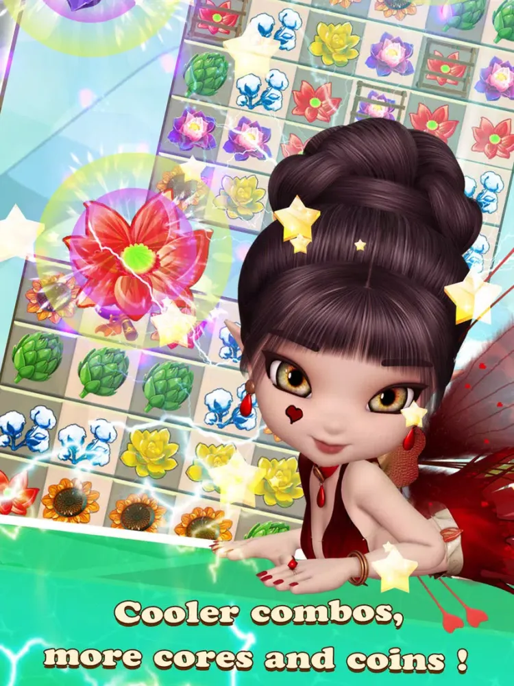 Скриншоты Blossom Flower: Blast Match 3 iPad 