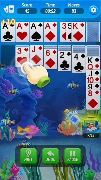 Tangkapan layar Solitaire Fish