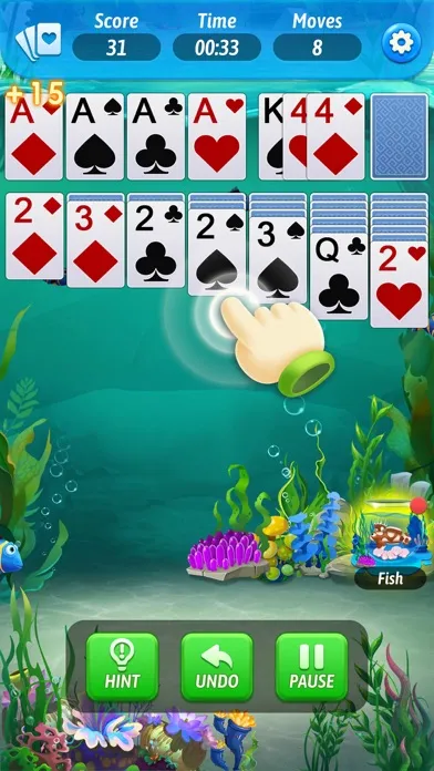 Tangkapan layar Solitaire Fish