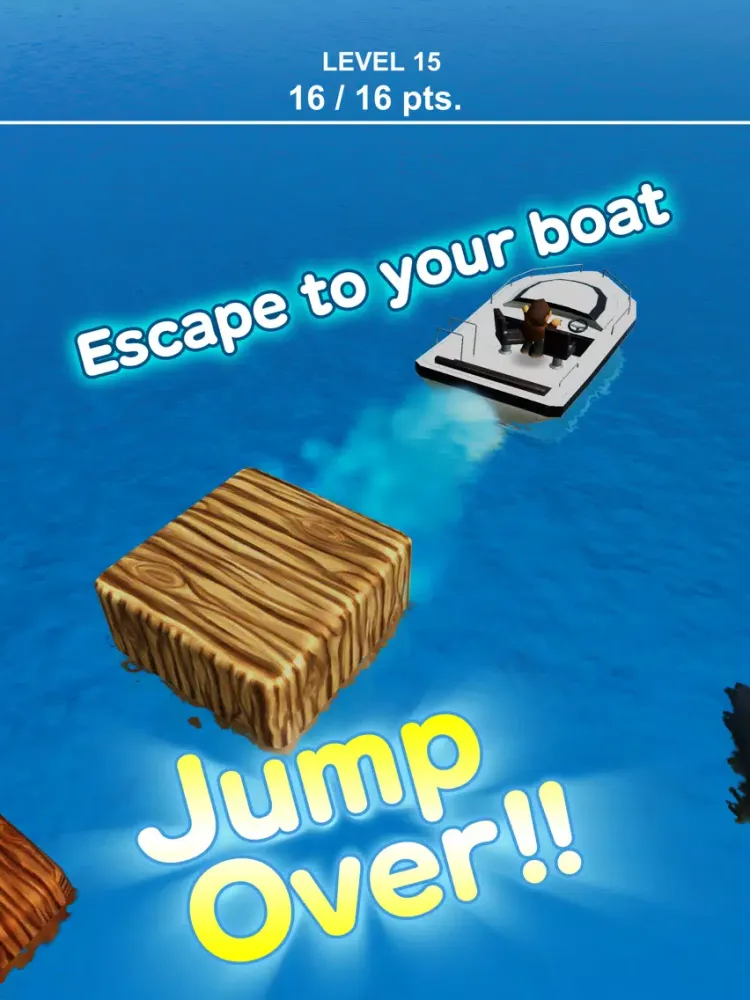 Shark Escape - Keep jumping iPad 应用截图