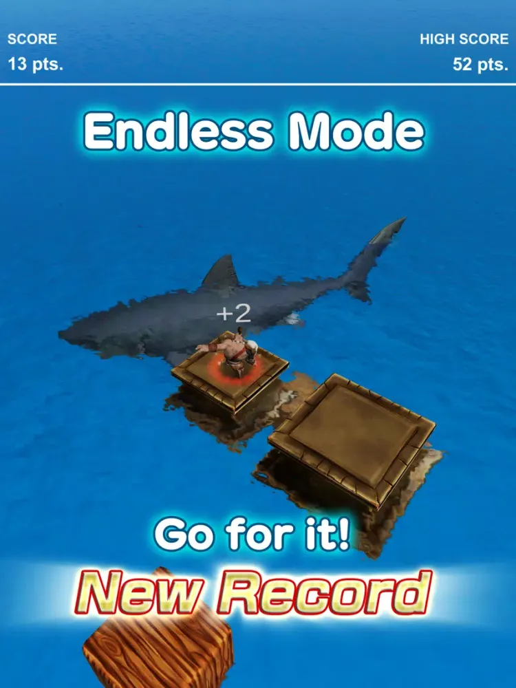 Shark Escape - Keep jumping iPad 应用截图