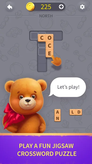Capturas de tela do Word Apart