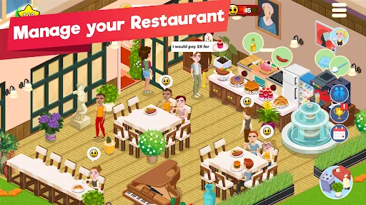 Capturas de tela do Restaurant Manager Idle Tycoon