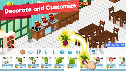 Capturas de tela do Restaurant Manager Idle Tycoon
