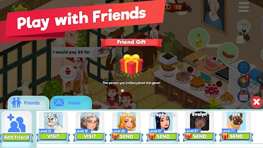 Capturas de tela do Restaurant Manager Idle Tycoon