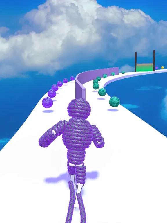 Capturas de tela do Rope-Man Run iPad 