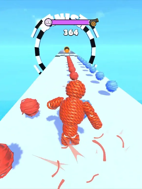 Capturas de tela do Rope-Man Run iPad 