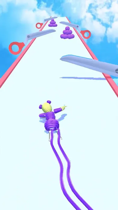 Capturas de tela do Rope-Man Run