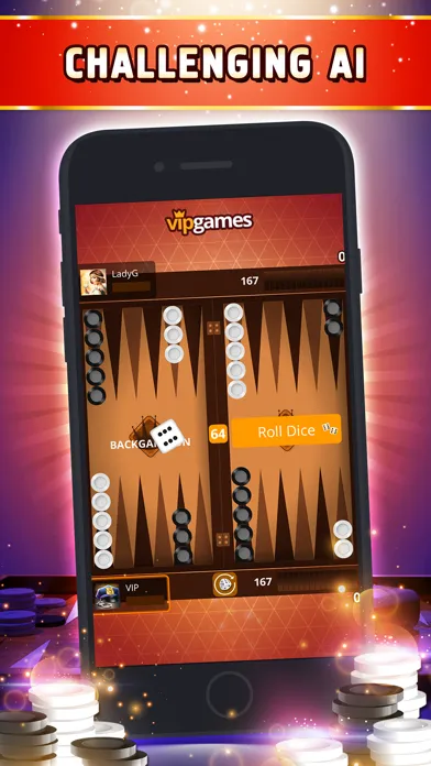 Capturas de tela do VIP Backgammon - Board Game