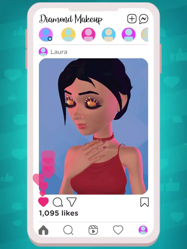 Diamond Makeup iPad  سکرین شاٹس