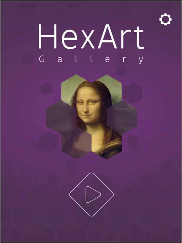 Tangkapan layar HexArt Gallery iPad 