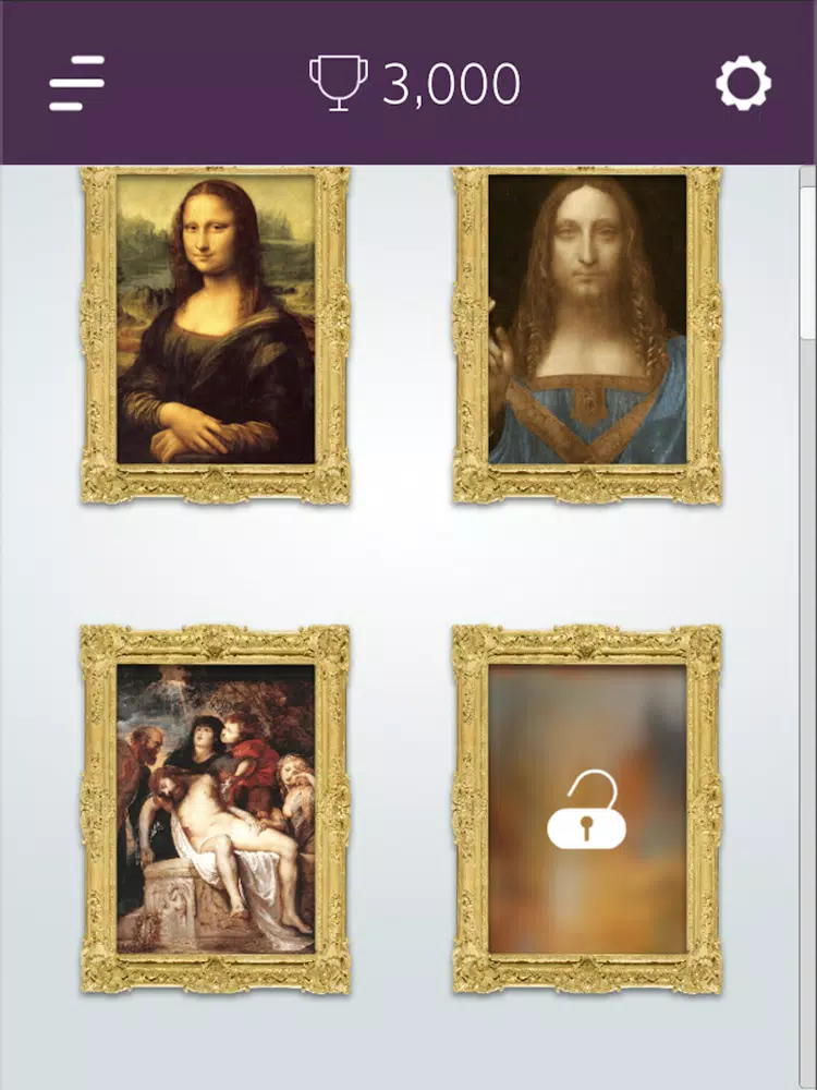 Tangkapan layar HexArt Gallery iPad 