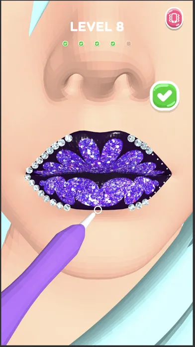 صور Lip Art 3D