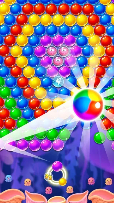 Capturas de tela do Bubble Shooter - OCEAN