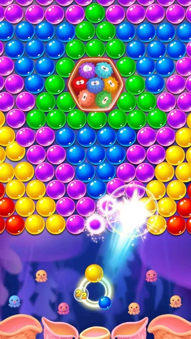 Capturas de tela do Bubble Shooter - OCEAN